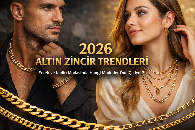 2026 Altın Zincir Trendleri: Erkek ve Kadın Modasında Hangi Modeller Öne Çıkıyor?